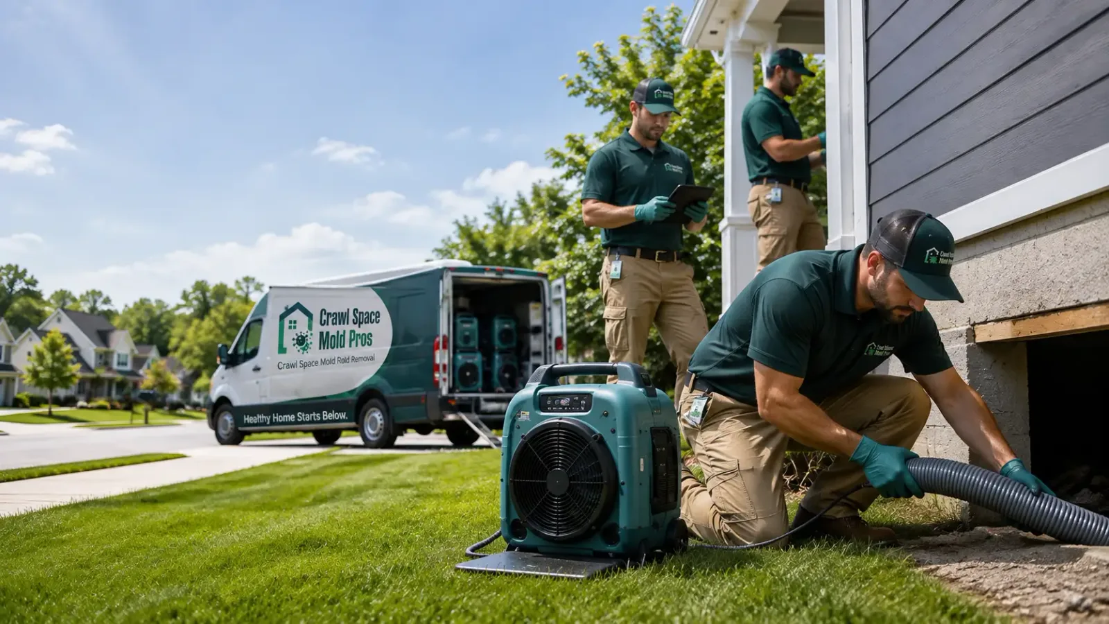 Crawl Space Mold Removal in Nobleton, FL